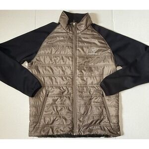 ROSSIGNOL- Men's Brown Lightweight Quilted Puffer Jacket‎ - Size Large